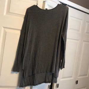 Forever 21 Dropped-Sleeved Heathered Top